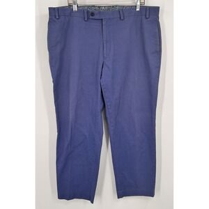 LAUREN Ralph Lauren Dress Pants Mens 40x30 Blue  Flat Front